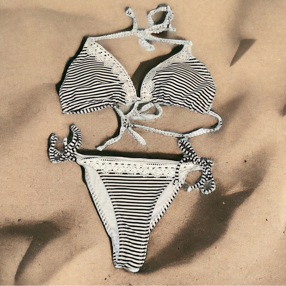 Twenty Four Seven striped bikini *mixed sizes